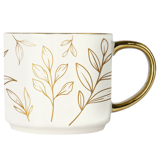 *NEW* Gold Leaves Coffee Mug - Fall Decor & Gifts
