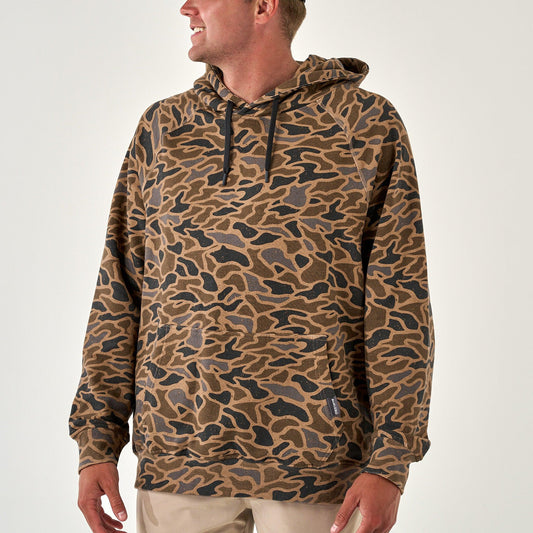 BURLEBO Fleece Hoodie Gauge Camo