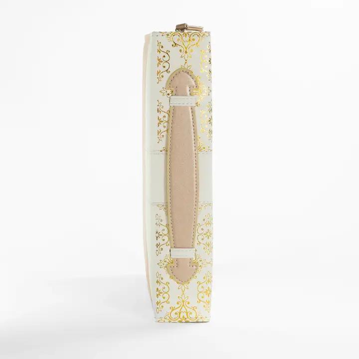 Divine Details: Bible Cover Cream and Gold Amazing You