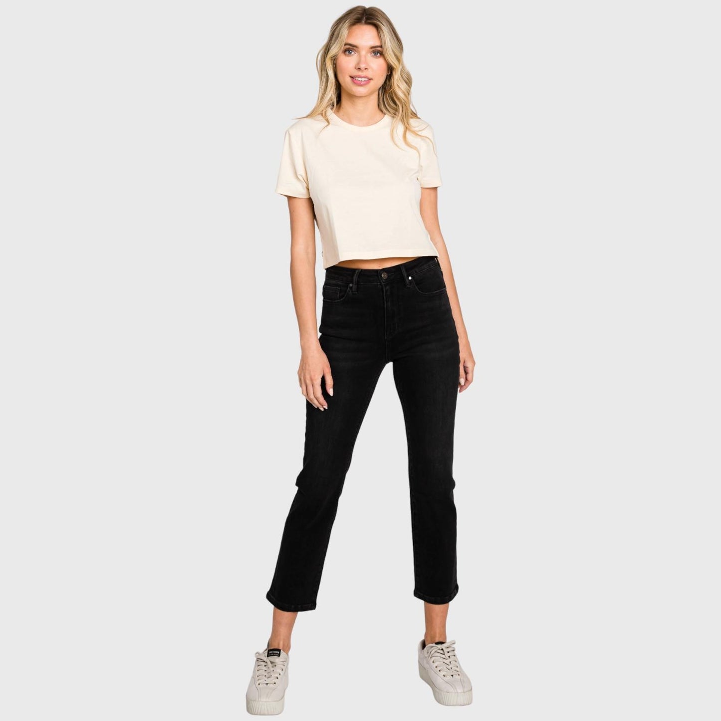 Petra 153 High Rise Stretch Slim Straight Jeans