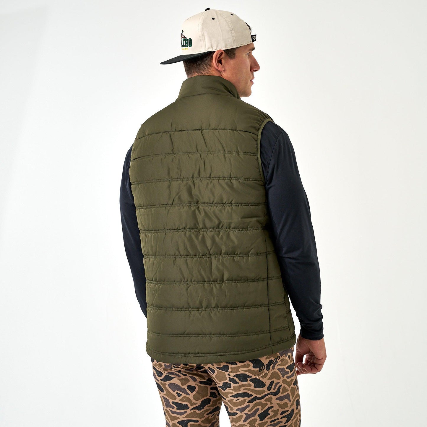BURLEBO PUFFER VEST - GREEN
