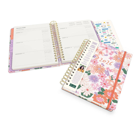 2026 Secret Garden Tri-Tab Planner