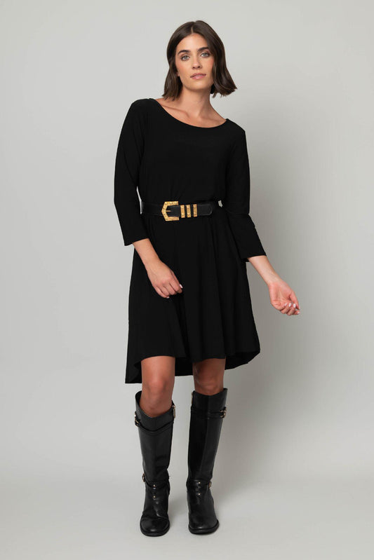 ITY 3/4 Sleeve Trapeze Dress