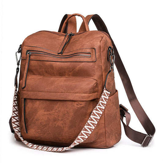 Versatile Large Capacity BACKPACK Brown or Pink