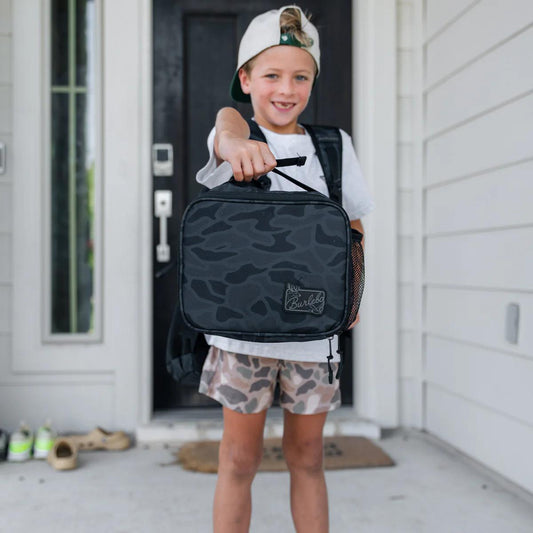 BURLEBO BLACK CAMO LUNCHBOX
