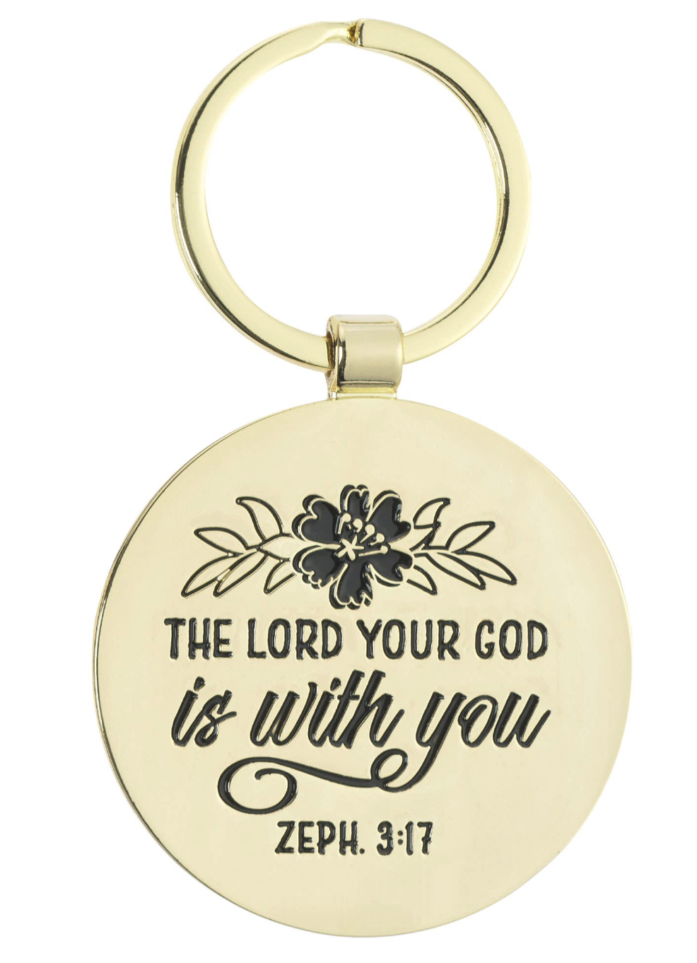 Keychain Teach Encourage Inspire Zeph. 3:17