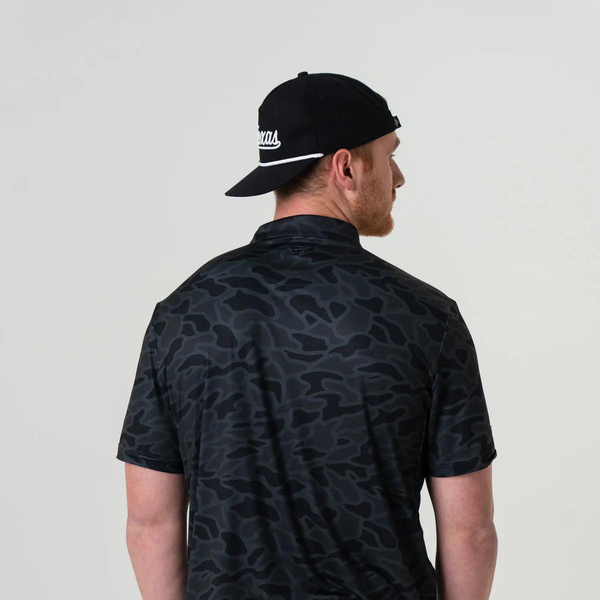 Burlebo - Performance Polo - Black Camo