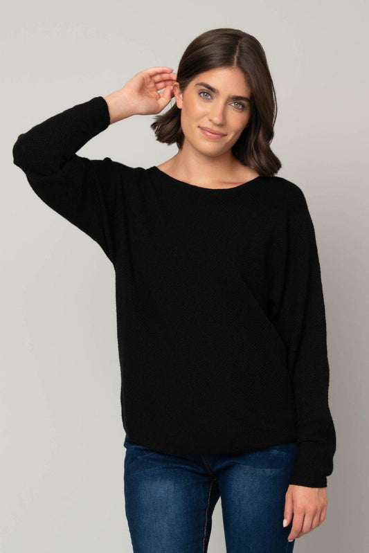 Seedstitch Crew Neck Sweater
