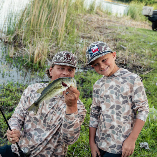 BURLEBO Youth Performance Hoodie - Pintail Camo