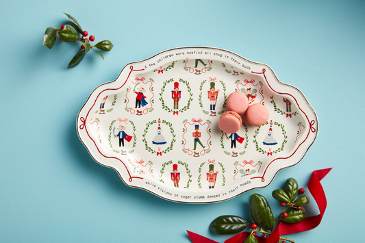 Nutcracker Christmas Platter
