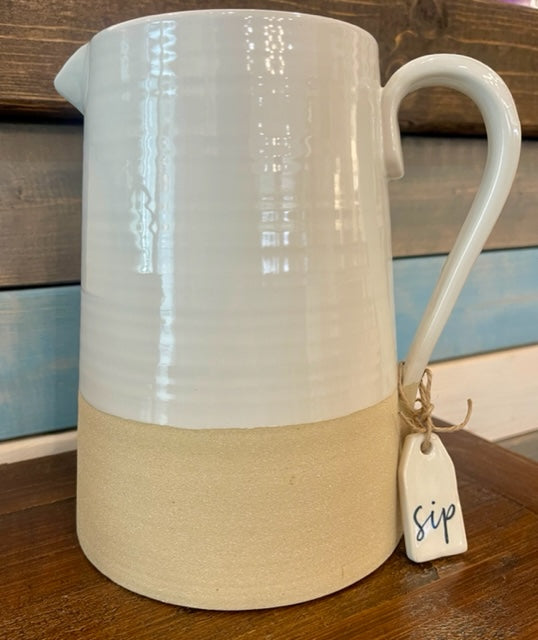Two Tone "Sip" Pitcher