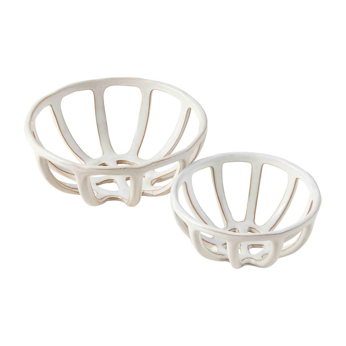 White Fruit Bowl Set
